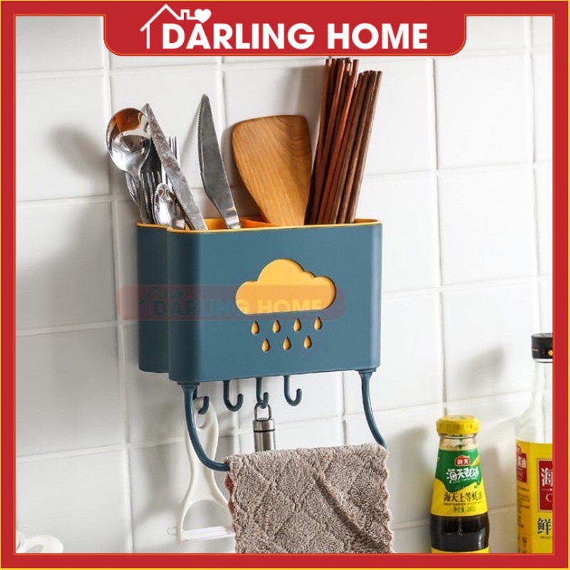 Ống Đựng Đũa Dán Tường Tiện Lợi -Darling Home