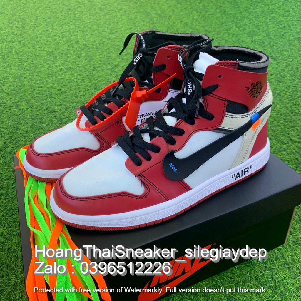 Giầy thể thao jordan 1 off white chicago cổ cao các màu hàng cực kỳ đẹp chuẩn 1:1 (full box bill + free ship)