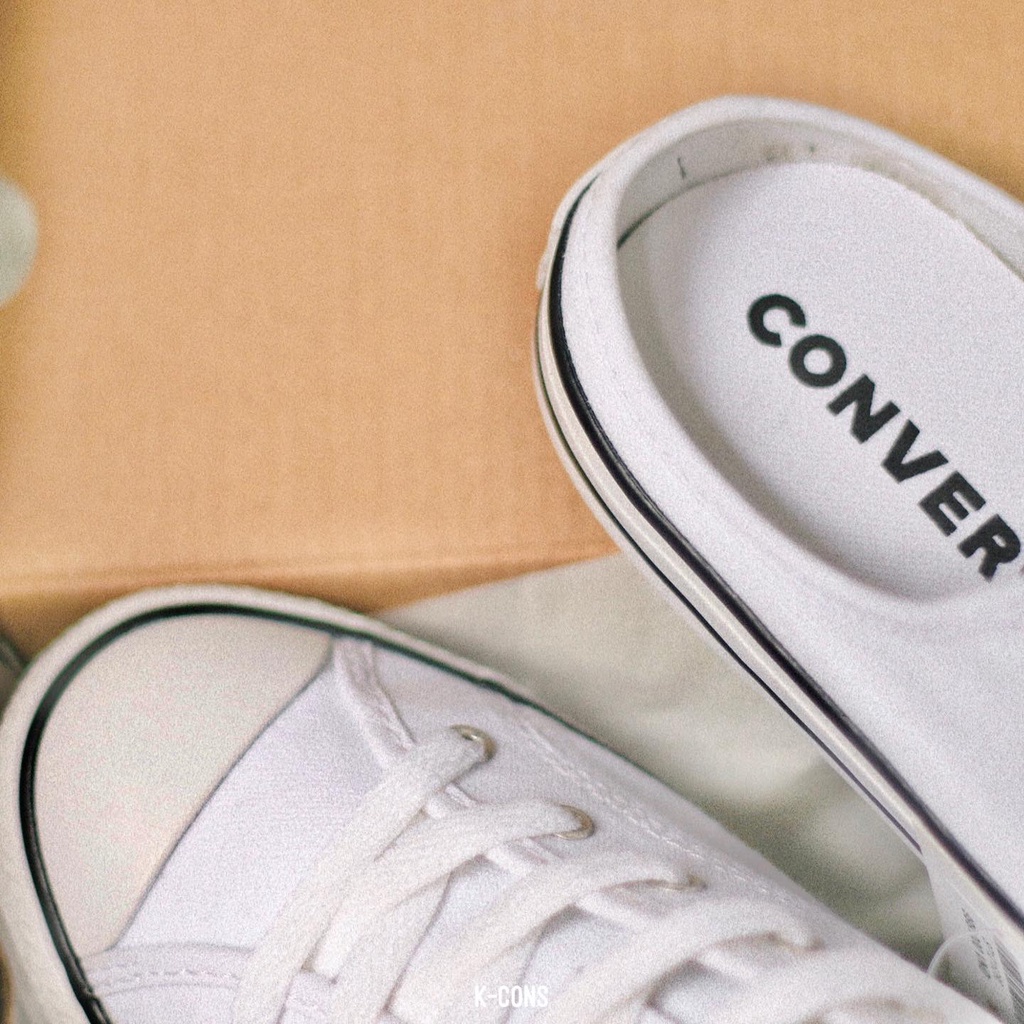 Chuck Taylor All Star Dainty Mule | Sục Converse Thể Thao Trắng Vải | BigBuy360 - bigbuy360.vn