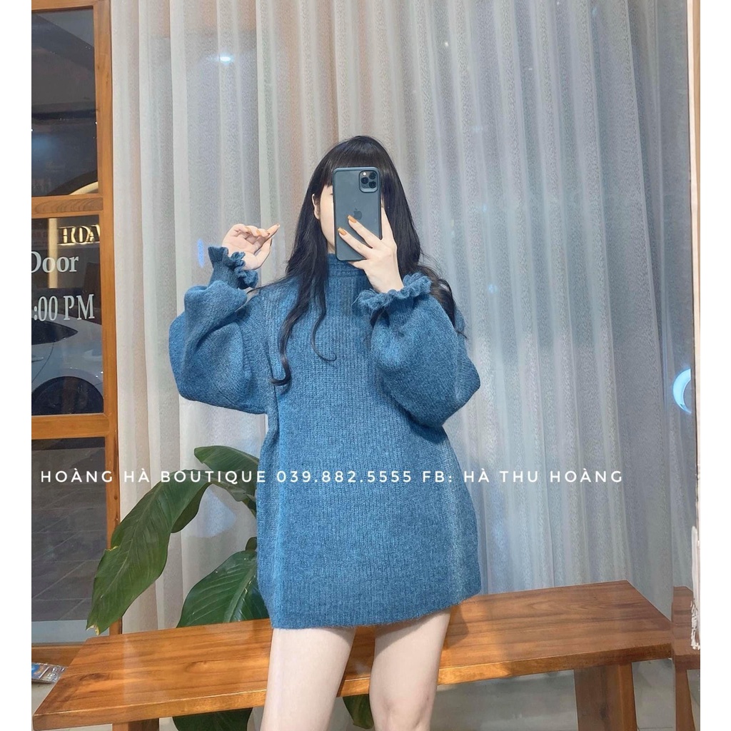 Len cổ bèo tay bèo xoè Qc