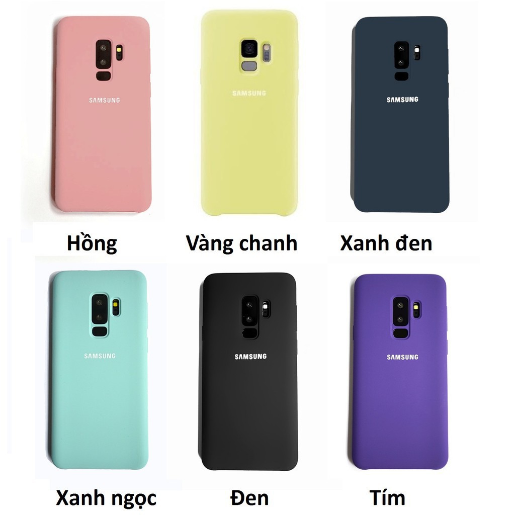 Ốp lưng không bám bẩn Samsung Galaxy S8 | S9 | S8plus | S9plus | Note 8 | Note 9 - Ốp Silicon mịn chính hãng