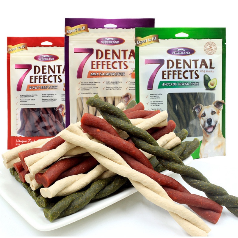 XƯƠNG GẶM CHO CHÓ SẠCH RĂNG 7 DENTAL EFFECT 160 GRAM (MẪU MỚI) -  LOVE PETS SHOP