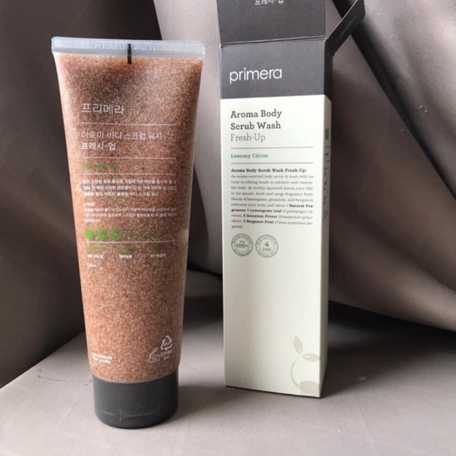 tẩy da chết body của Prime Primera Aroma body scrub wash