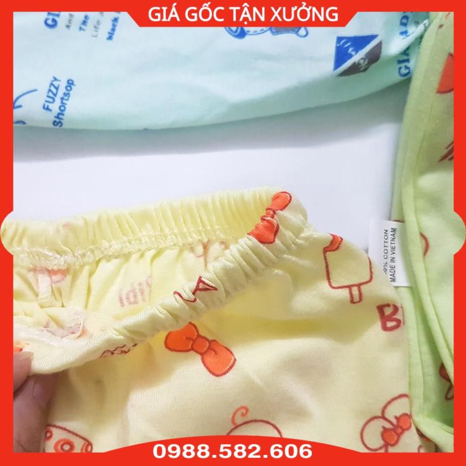 Quần Dài Cotton Sơ Sinh In Hình Gấu, Thú Đáng Yêu Cho Bé