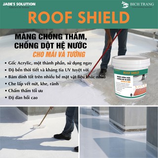 Keo chống thấm - chống dột cho mái và tường - Roof Shield (trộn sẵn) - Sử Dụng Ngay