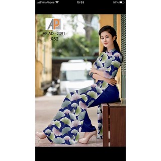 Vải áo dài in hoa