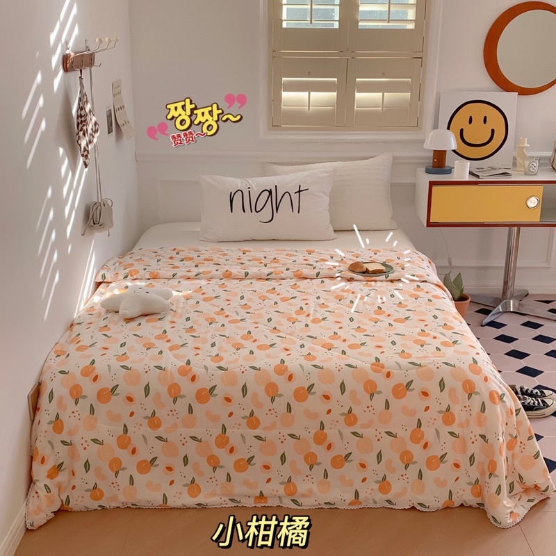 shinbedding_Chăn Thun Lạnh Hàn Quốc Siêu Xinh Mềm Mát