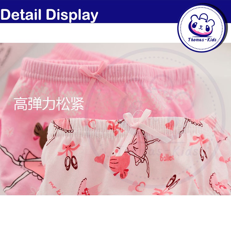 Quần Lót Cotton In Họa Tiết Hoạt Hình Frozen Anna Thoải Mái Cho Bé Gái 2-13 Tuổi