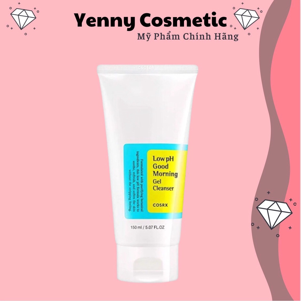 Sữa Rửa Mặt Dạng Gel Cosrx Low pH Good Morning Gel Cleanser 150ml