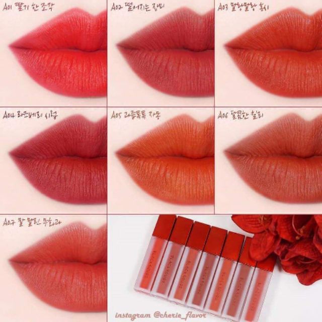 Son Black rouge Hàn Quốc