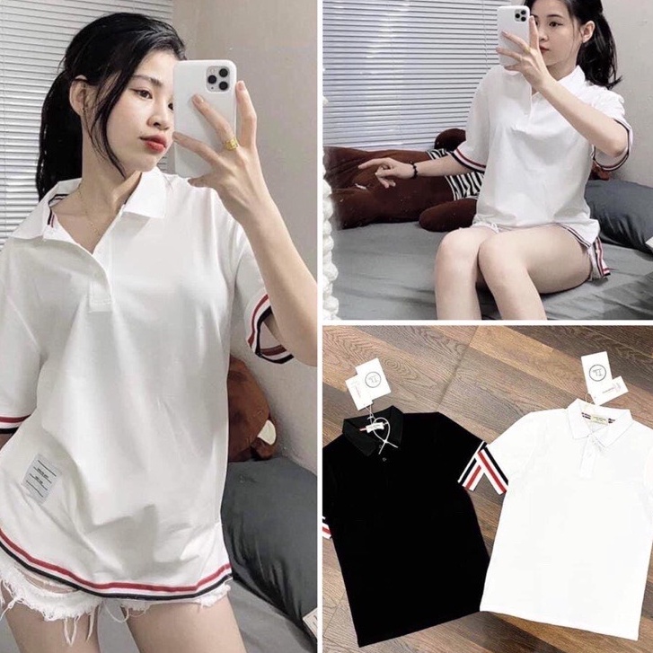 Áo thun,áo polo thời trang 3 sọc 2 tay áo đơn giản cực đẹp