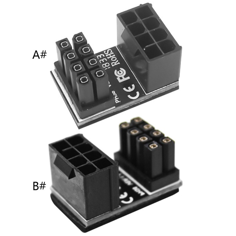 POWER Adapter Chuyển Đổi Kok 8 Pin Male Sang 8 Pin Female Cho Card Đồ Họa | BigBuy360 - bigbuy360.vn