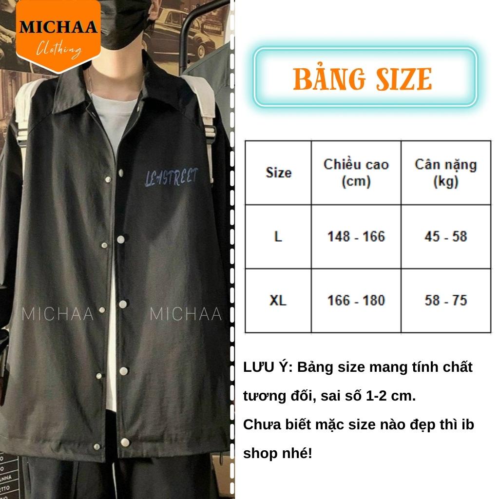 Áo Khoác Bomber Dù LEASTREET Nam Nữ Ulzzang Unisex Form Rộng Jacket - MICHAA