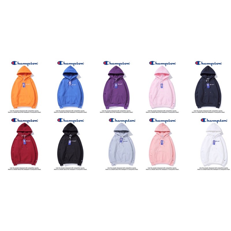Áo hoodie Champion ( order 10 ngày) - Chat chọn màu
