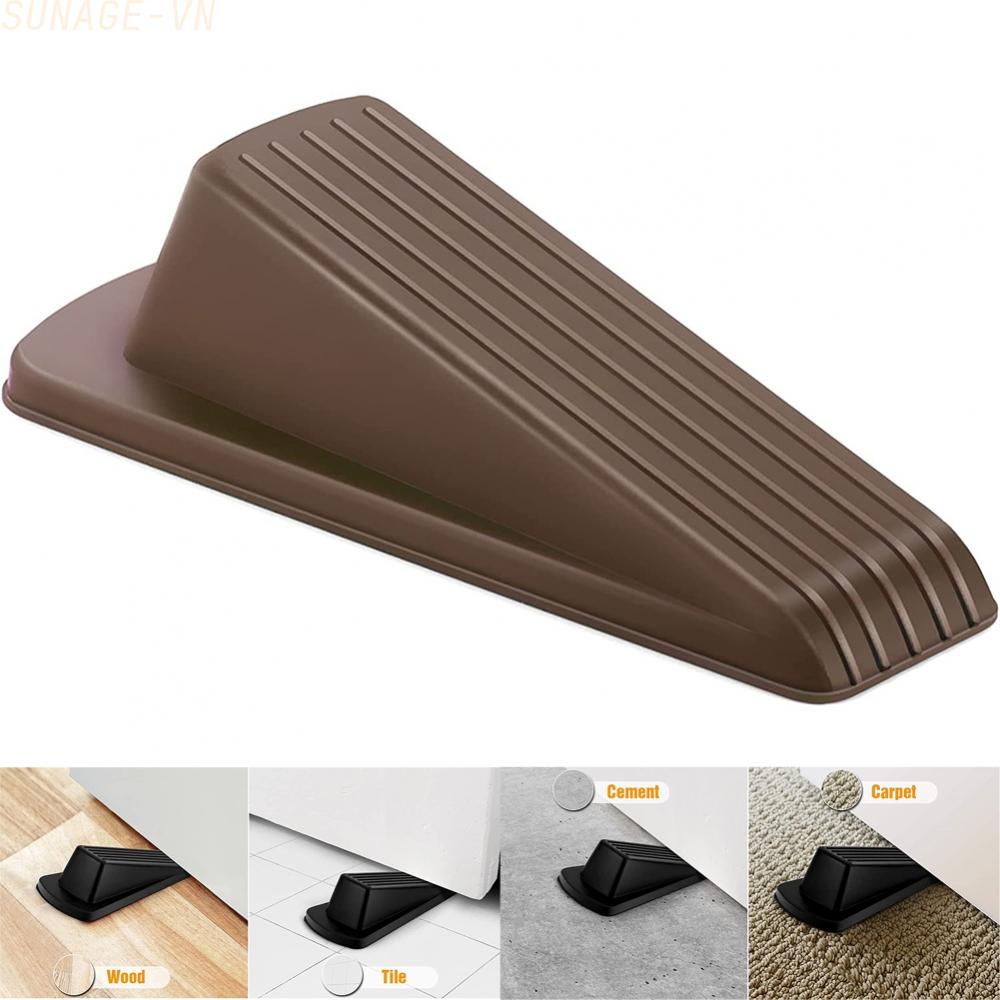 Rubber door stop door stopper door wedge door stop household safety anti-collision wind stopper