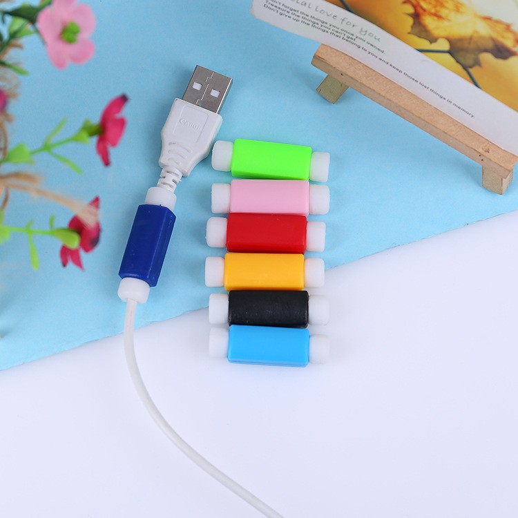 Bộ Đôi Nút Bảo Vệ Đầu Cáp Sạc, Đầu Tai Nghe, Chống Va Đập Đứt Gãy