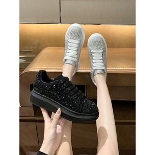 (order)GIÀY ULZZANG ĐÍNH ĐÁ MANG CỰC SANG CHÂN HÀNG QUẢNG CHÂU