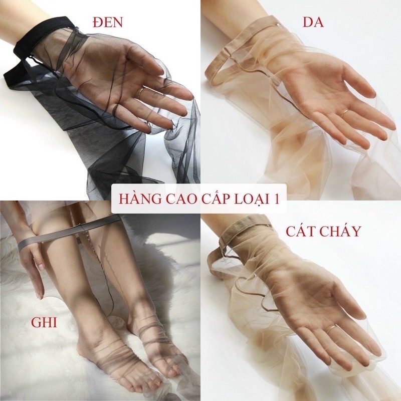 Quần tất tàng hình siêu dai màu thật da chân