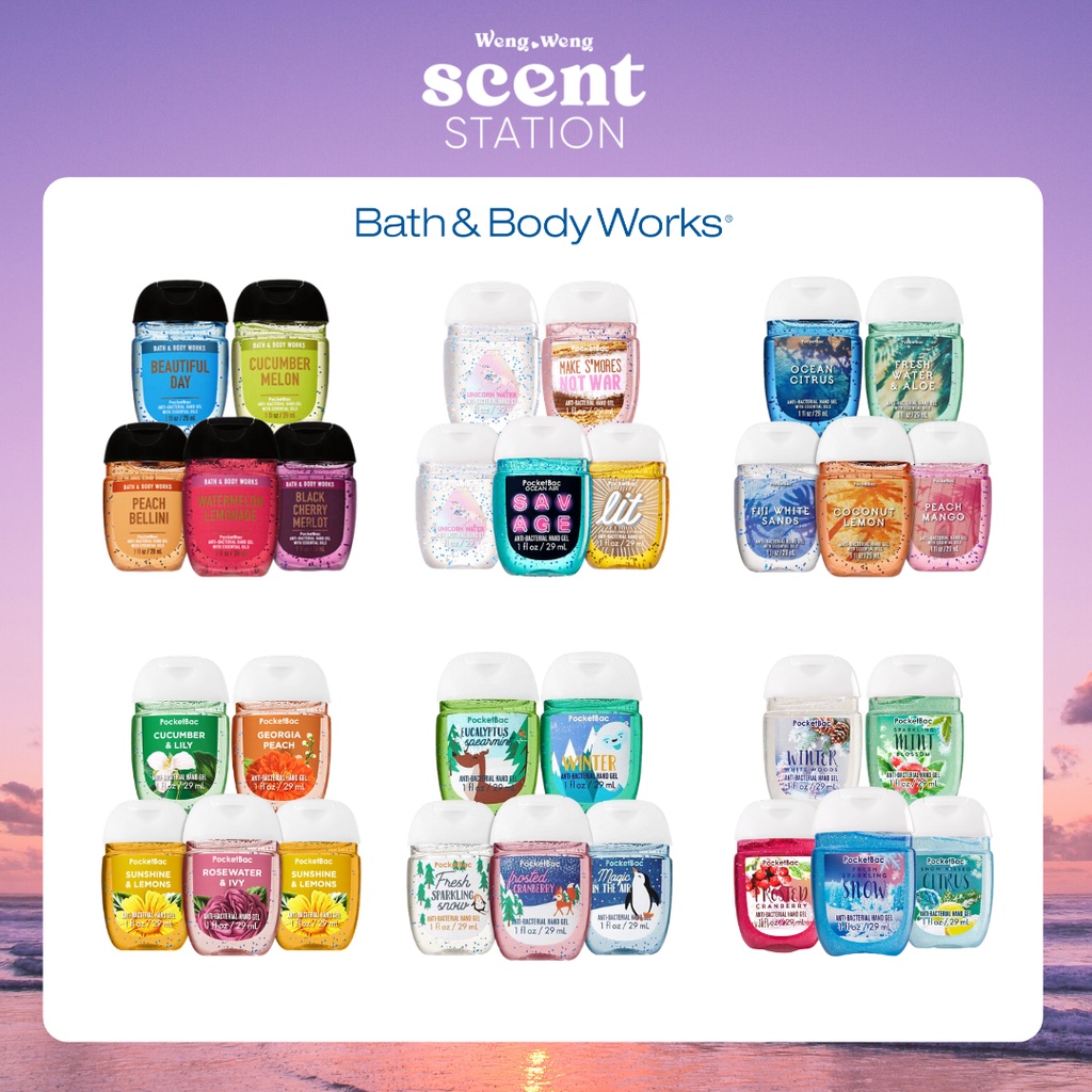 (Được chọn mùi) Gel rửa tay BBW / Victoria's Secret Hand Santinizer 29ml / 30ml