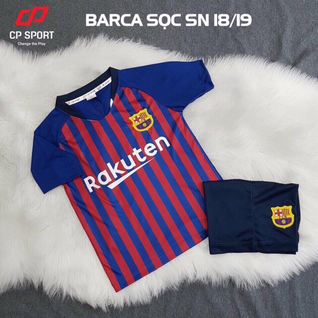 ĐỒ THỂ THAO TRẺ EM BARCA MẪU MỚI 2018