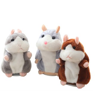 Funny Talking Hamster Mouse Pet Speak Sound Record Plush Toy Kid Gift