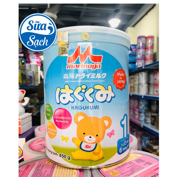 (Mua 3 tặng 1) Sữa MORINAGA số 1/số 2/số 3 - 850gr Date mới