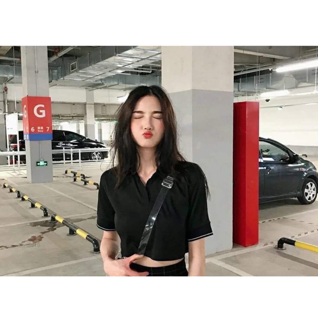 Áo croptop có cổ cực đẹp