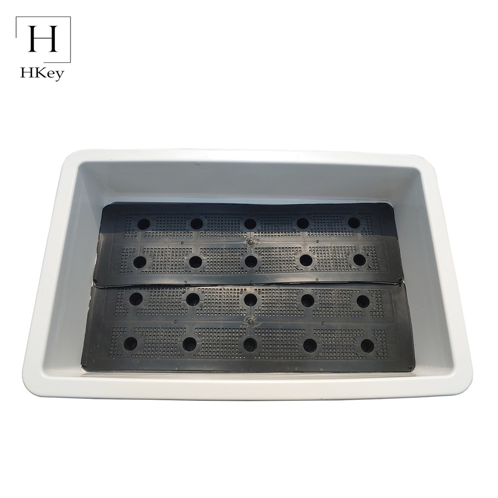 Ngoài Trời & Sân Vườn ComBo Chậu Nhựa Thông Minh Trồng Rau Hình Chữ Nhật Lớn 2 Kích Thước Và 3 Màu