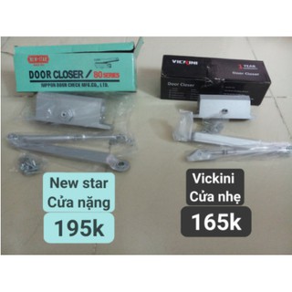 Tay co thủy lực VICkINI, tay đẩy hơi cùi chỏ tự động cho cửa rộng cánh 85cm