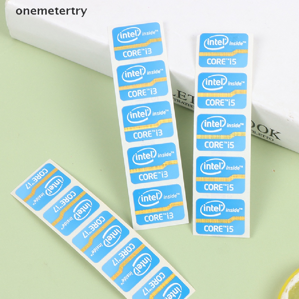 Sticker Logo Trang Trí Laptop Intel Core i3 i5 i7