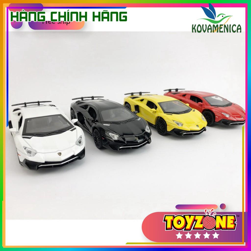 Xe mô hình tĩnh Lamboghini Aventador LP750 tỉ lệ 1:32 Chất liệu hợp kim