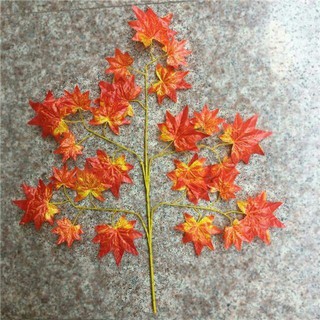 [GIÁ TỐT]🍁 Cành Lá Phong Làm Cây Trang trí 5 Nhánh 25 Lá