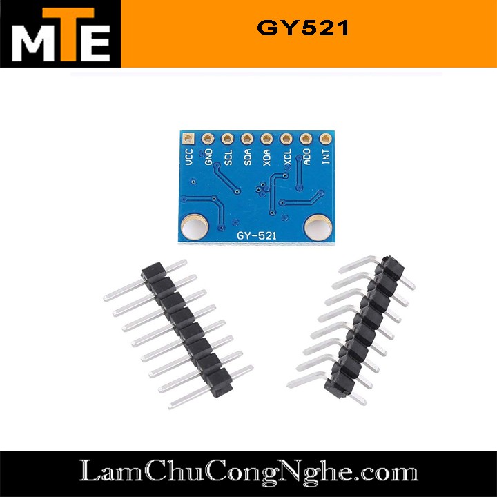 Cảm biến gia tốc 6 trục GY-521 MPU6050 - Module Arduino