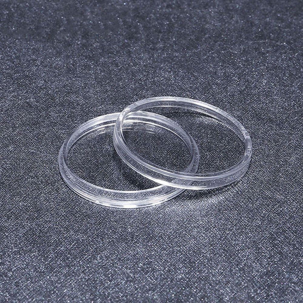 Set 10 Hộp Nhựa Trong Suốt 30mm Đựng Tiền Xu