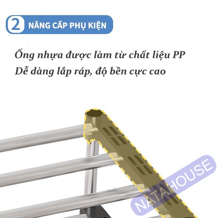 |7 TẦNG| Kệ Để Giày Dép Inox Đa Năng - NATAHOUSE
