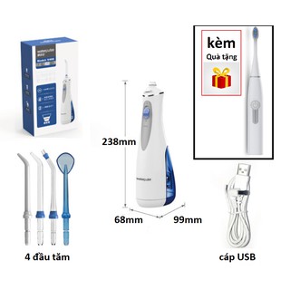[CHÍNH HÃNG] MÁY TĂM NƯỚC DU LỊCH WATERPULSE V400 - TẶNG BÀN CHẢI ĐIỆN