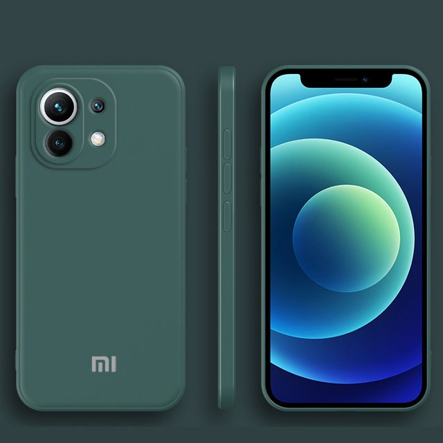 Ốp Điện Thoại Silicon Dẻo Chính Hãng Dành Cho Xiaomi Mi 11 Lite / Mi 12 Lite