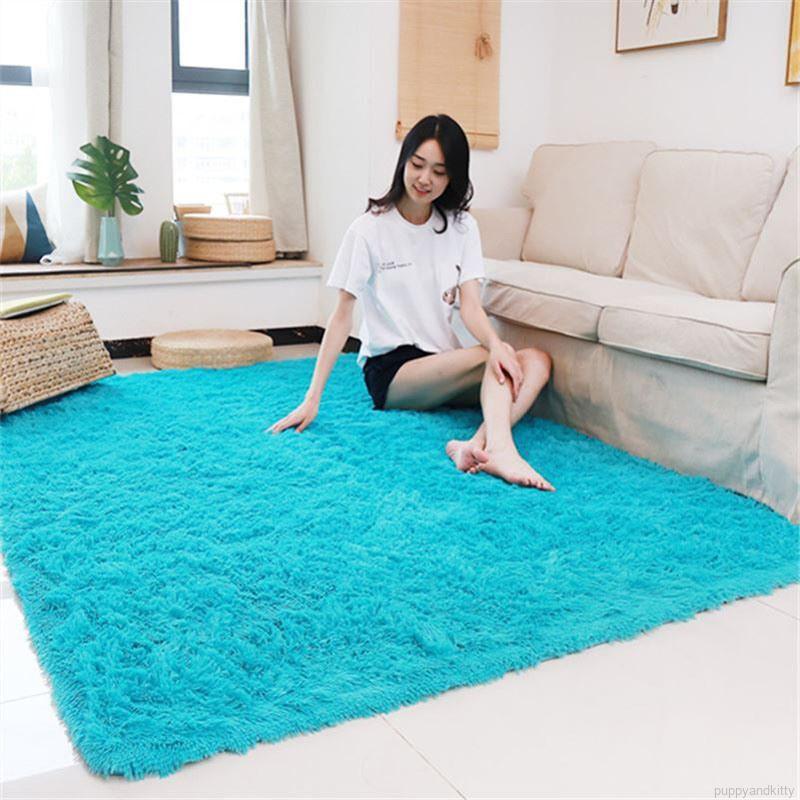 Thảm Lông Lót Sàn Chống Trượt 80cm X 120cm