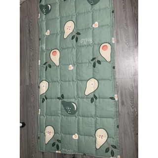 Nệm ngủ văn phòng 90_200cm chất liệu cotton poly nệm du lịch gấp gọn