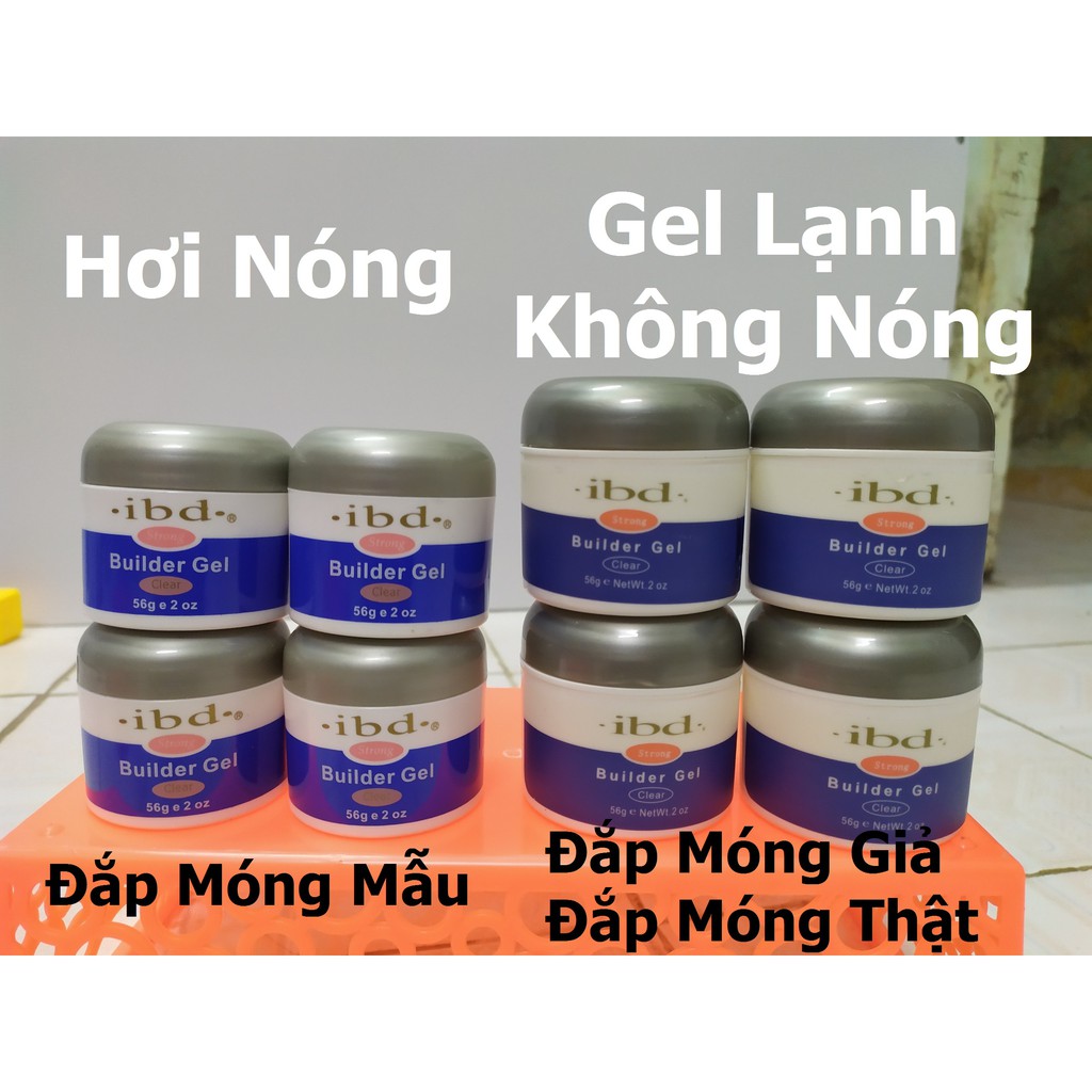 GEL ĐẮP MÓNG IBD LẠNH , KHÔNG CHẢY 56g