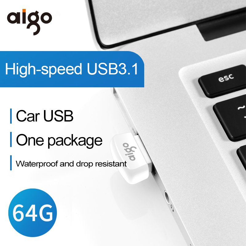 Usb Aigo U2 3.1 64gb Tốc Độ Cao Cho Xe Ô Tô