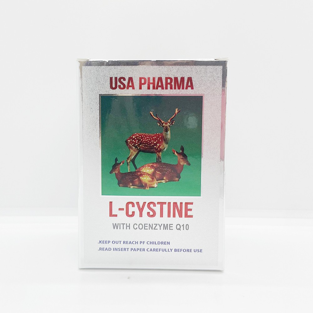 Viên uống L-Cystine with Coenzym Q10 giúp đẹp da, khỏe tóc - Hộp 60 viên | Thế Giới Skin Care