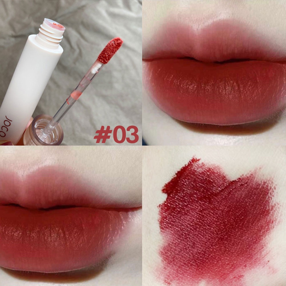 Son môi Joco thân Tròn, son nội địa Powder Mist Matte Lipstick chất kem lì mềm mịn như nhung