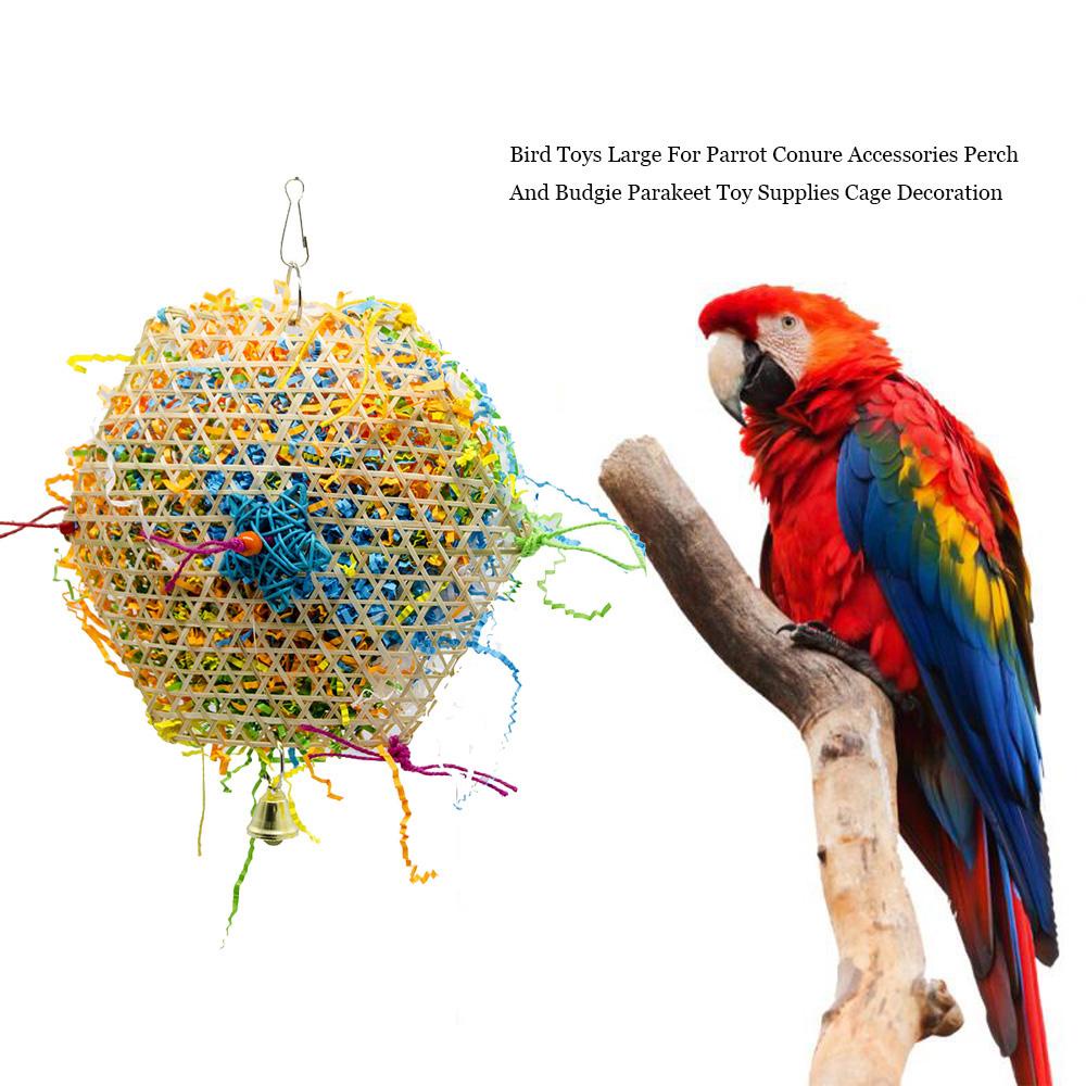 Đồ Chơi Treo Cho Chim / VẹT BằNg Tre TiệN DụNg Và BềN|Đồ Chơi Hình Chú Chim Dễ Thương Xinh Xắn