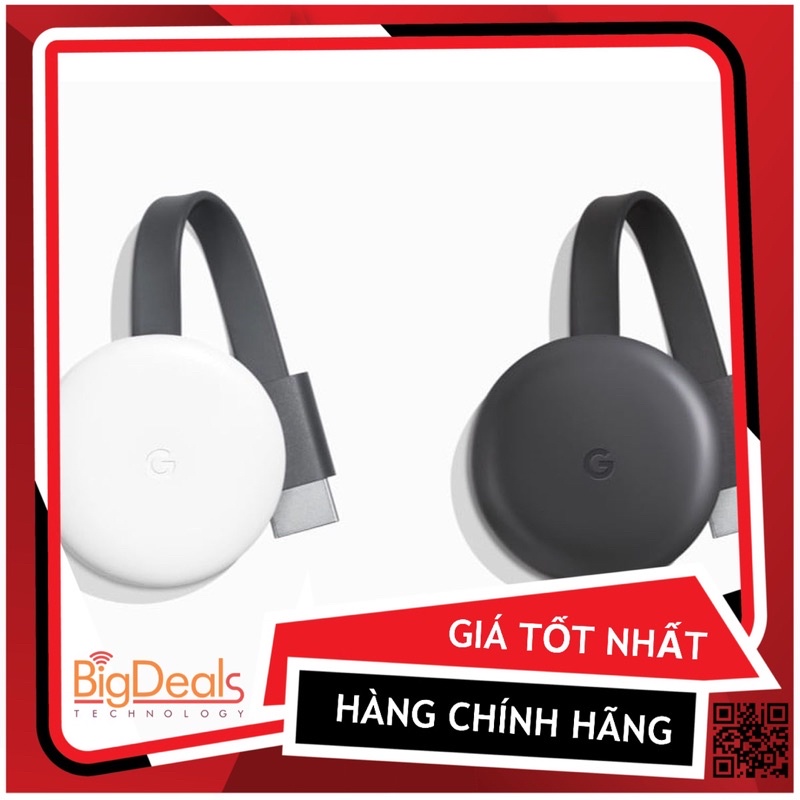 Thiết bị truyền nội dung lên tivi - Google chromecast 3 by USEDVN