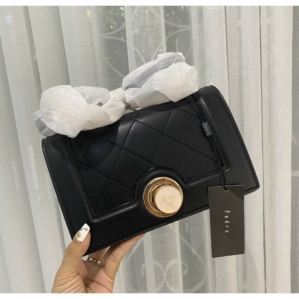 Túi Xách P.e.dro Quilted Shoulder Bag PW2-76390043 đeo chéo đeo vai