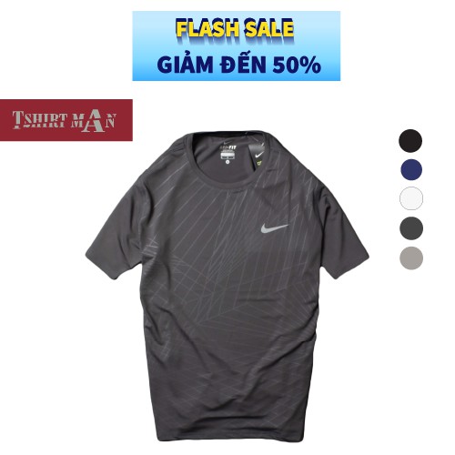 Áo thun thể thao nam TSHIRT MAN cổ tròn ngắn tay, thấm hút mồ hôi,co giãn 4 chiều | BigBuy360 - bigbuy360.vn