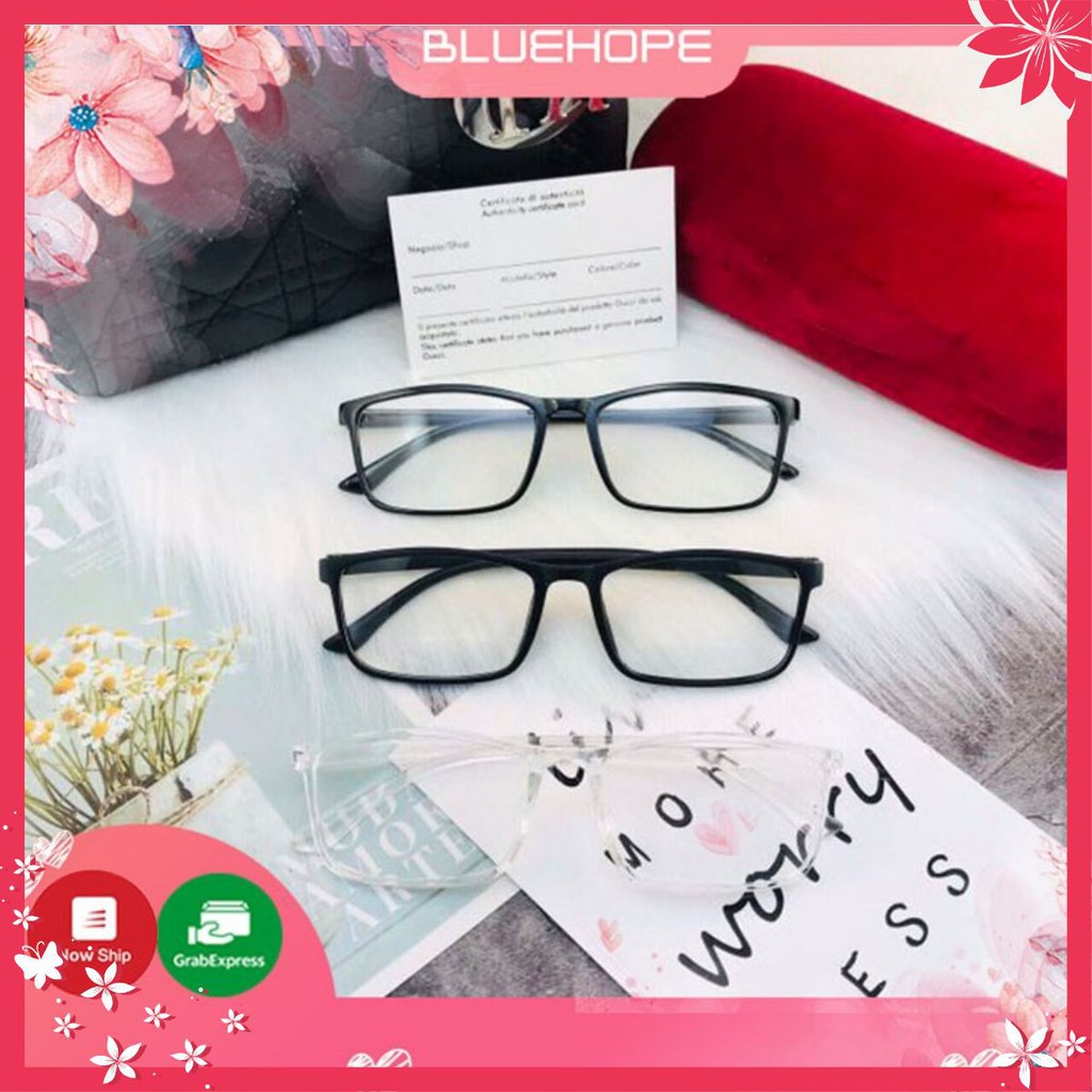 [Giá Sỉ] Mắt kính giả cận vuông TQ13 nhựa dẻo phù hợp cả nam và nữ giá rẻ thời trang | BigBuy360 - bigbuy360.vn