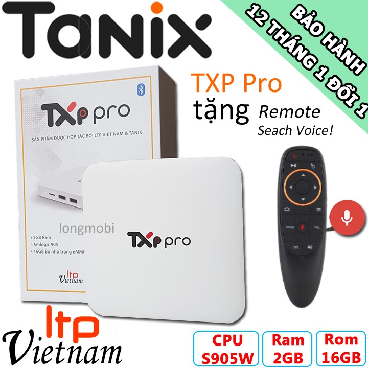 TXP PRO 2021- TV BOX XEM TRUYỀN HÌNH BẢN QUYỀN ỔN ĐỊNH, TẶNG CHUỘT BAY G10s