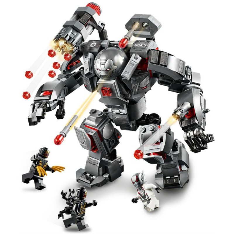 Đồ chơi Lego Avengers Marvel Super Heroes lắp ráp War Machine Hulk Buster Figure, Ant-Man, Iron-Man Minifigure 70100